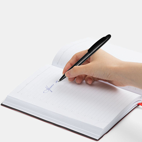 Ручка шариковая Moor Silver, ver.2, черный металлик - рис 5.