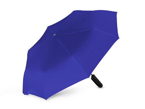 Складной зонт ALCIRA/АЛЬКИРА с системой защиты от снежной бури и ручкой-карабином, королевский синий