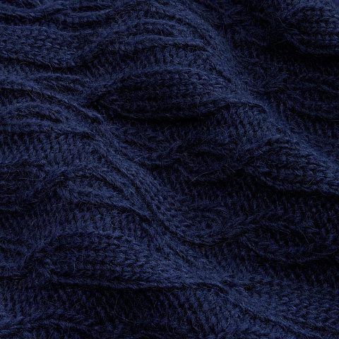 Плед Knitline, темно-синий (сапфир) - рис 5.