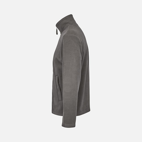 Куртка флисовая унисекс Nitro, темно-серая - рис 4.