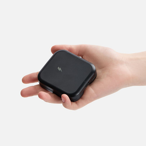 Складная станция беспроводной зарядки Trilogic, черная - рис 6.