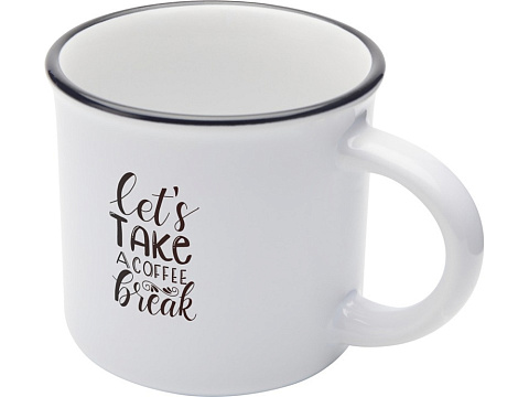 Bari керамическая кружка объемом 240 мл, белый - рис 4.