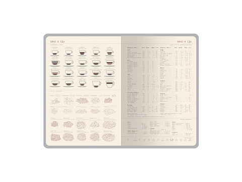 Ежедневник недатированный А5  La Manche, серый графитовый - рис 7.