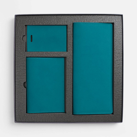 Набор Nubuk Trio, бирюзовый - рис 3.