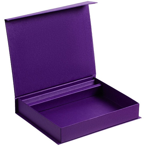 Коробка Duo под ежедневник и ручку, фиолетовая - рис 3.