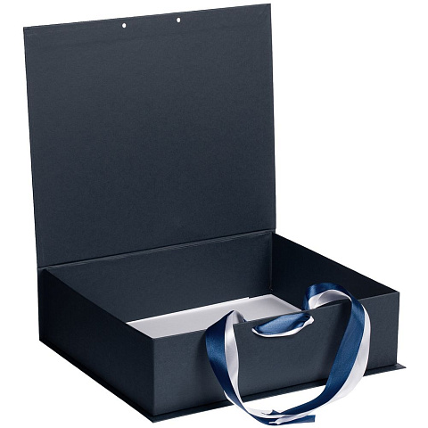 Коробка на лентах Tie Up, синяя - рис 3.