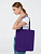 Холщовая сумка Avoska, фиолетовая - миниатюра - рис 5.