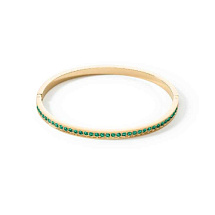 Браслет Dark Green-Gold 17 см Coeur de Lion 0127/33-0549