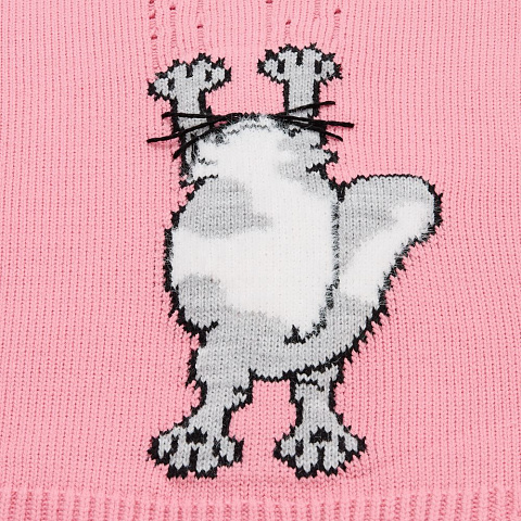 Джемпер Sharpick, розовый (фламинго) - рис 7.