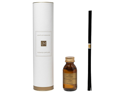 Ароматический диффузор с палочками, Баккарат: жасмин и миндаль, амбра, 100 мл - рис 2.