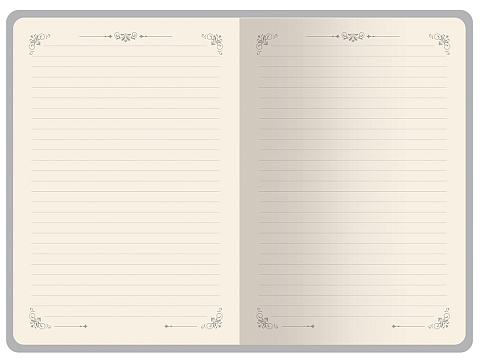 Ежедневник недатированный А5 Royal, черный с бронзовым срезом - рис 7.