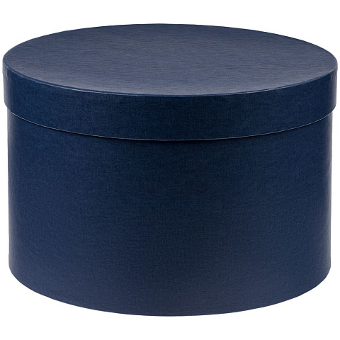 Коробка круглая Hatte, синяя - рис 2.