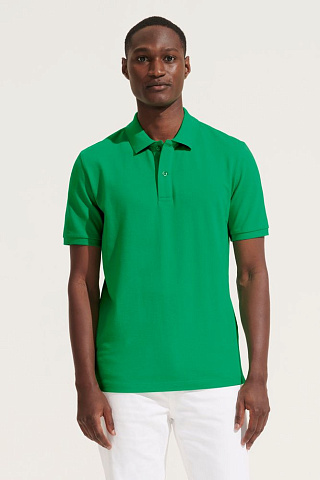 Рубашка поло унисекс Pegase, весенний зеленый - рис 5.