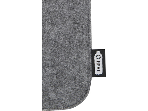 Чехол для очков Felta из материалов, переработанных согласно стандарту GRS, средне-серый - рис 5.
