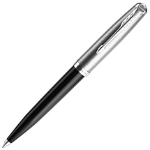 Шариковая ручка Parker 51 CORE BLACK CT, стержень: M, цвет чернил: black, в подарочной упаковке.