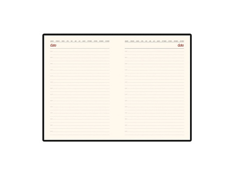 Ежедневник недатированный А5 Senate с магнитным клапаном, бордовый (Р) - рис 2.