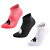 Набор из 3 пар спортивных носков Monterno Sport, розовый, серый и белый - миниатюра - рис 2.
