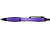 Nash шариковая ручка из переработанного пластика с черной отделкой (черные чернила) - Фиолетовый - миниатюра - рис 3.