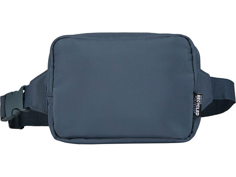 Трип Эви дорожная сумка через плечо из переработанного материала GRS объемом 1 л, серо-синий - рис 2.