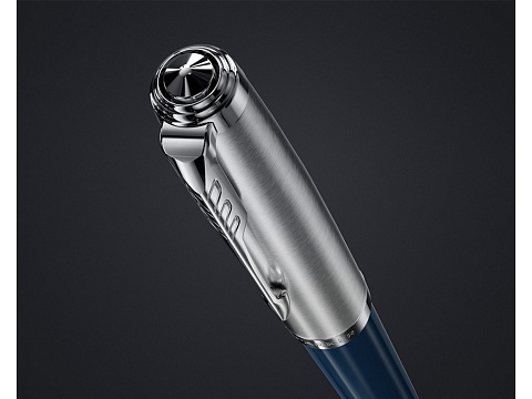 Шариковая ручка Parker 51 CORE MIDNIGHT BLUE CT, стержень: M, цвет чернил: black, в подарочной упаковке. - рис 5.