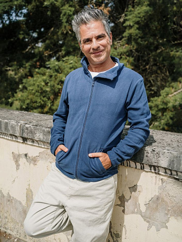 Куртка флисовая мужская Helsinki, красная - рис 5.