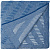 Плед Locus Solus, синий с голубым - миниатюра - рис 3.