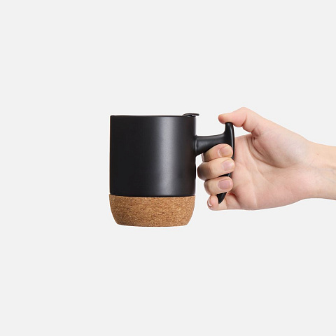 Кружка Corky Grip, черная - рис 4.