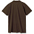 Рубашка поло мужская Summer 170, темно-коричневая (шоколад) - миниатюра - рис 3.