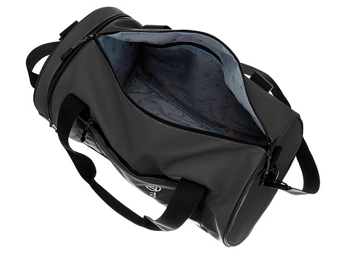 Сумка спортивная TORBER Mobi, чёрный, полиэстер 900D с PU покрытием, 45 х 25 х 25 см - рис 4.