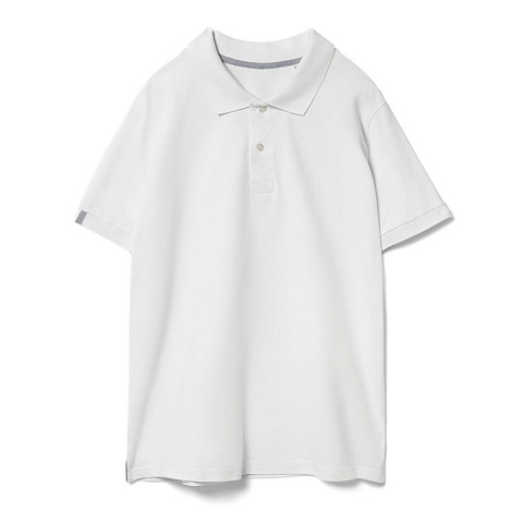 Рубашка поло мужская Virma Premium, белая - рис 2.