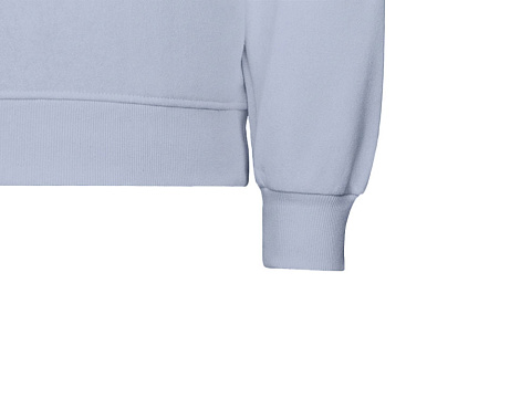 Толстовка с капюшоном оверсайз Lisbon унисекс, небесно-голубой - рис 15.