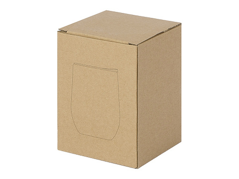 Вакуумная термокружка Sense, непротекаемая крышка, крафтовая упаковка, красный - рис 6.