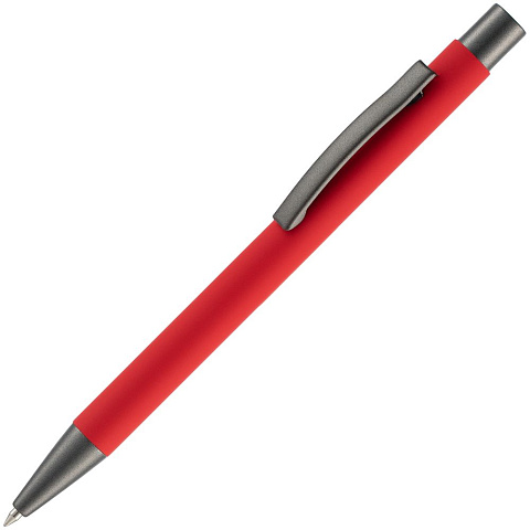Ручка шариковая Atento Soft Touch, красная - рис 2.
