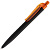 Ручка шариковая Prodir QS01 PRT-P Soft Touch, черная с оранжевым - миниатюра - рис 2.