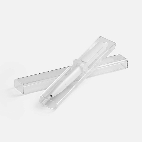 Ручка шариковая Prodir DS4 PMM-P в футляре, белая - рис 2.