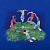 Футболка мужская «Футбол via Матисс» 160, ярко-синяя - миниатюра - рис 3.
