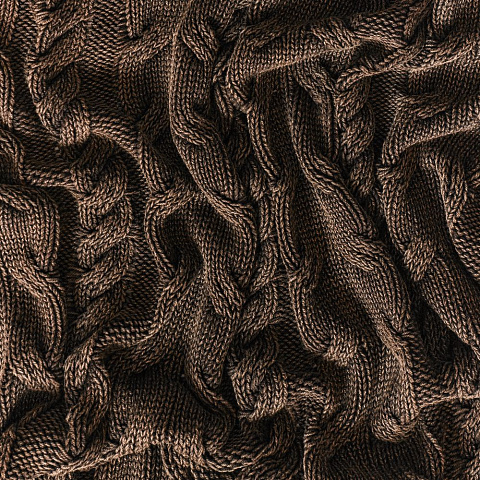 Плед Hygge, коричневый - рис 6.