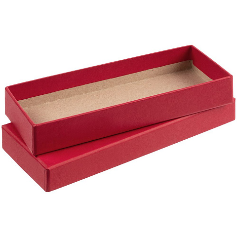 Коробка Notes с ложементом для ручки и флешки, красная - рис 3.