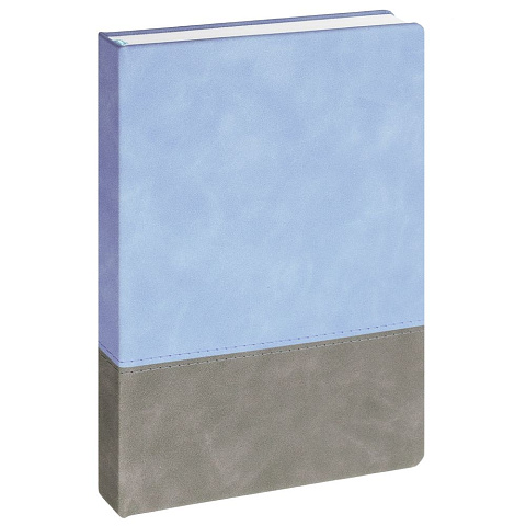 Ежедневник Horizon, недатированный, серый с голубым - рис 4.