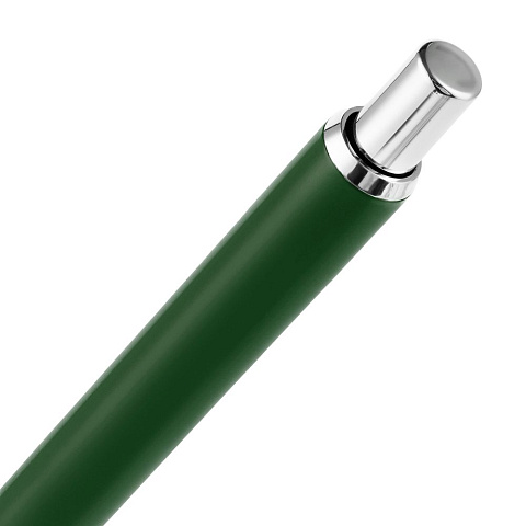 Ручка шариковая Slim Beam, зеленая - рис 3.