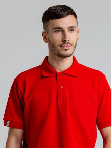 Рубашка поло мужская Virma Premium, красная - рис 9.