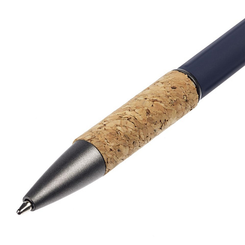 Ручка шариковая Cork, синяя - рис 5.