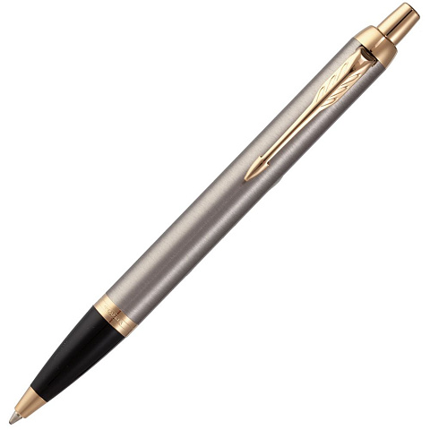 Ручка шариковая Parker IM Core K321 Brushed Metal GT M - рис 5.