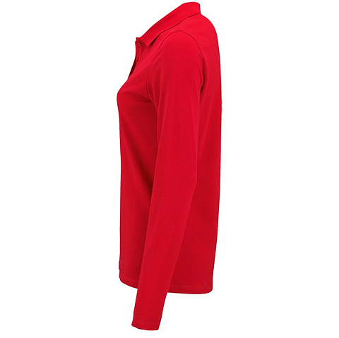 Рубашка поло женская с длинным рукавом Perfect LSL Women, красная - рис 4.