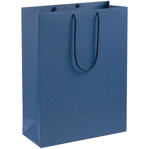Пакет бумажный Porta XL, синий - рис 2.