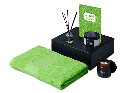 Подарочный набор Re:y. Care с полотенцем, солью для ванны и диффузором - рис 2.