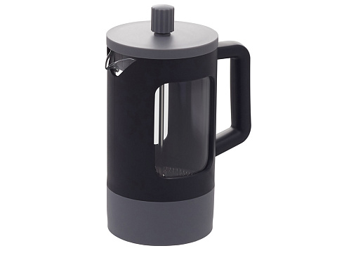 Френч-пресс Double Tone, черный-серый - рис 2.