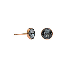Пусеты Crystal Silver Night Fiore Luna SWE297 CSN RG