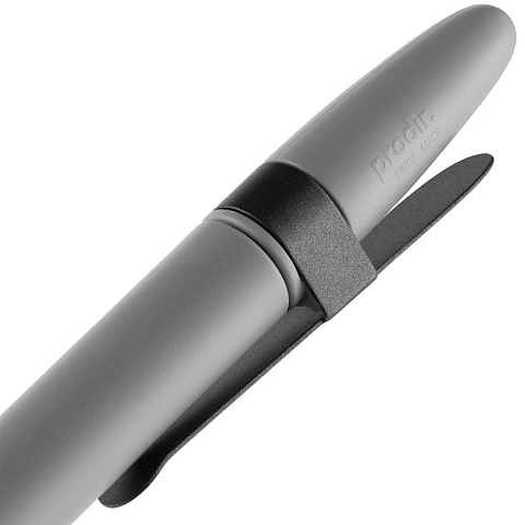 Ручка шариковая Prodir DS5 TSM Metal Clip, серая - рис 7.