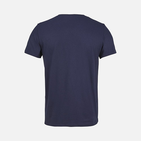 Футболка унисекс Regent с V-образным вырезом, кобальт (темно-синяя) - рис 3.
